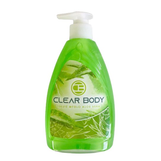 Clear body tekuté mýdlo 500ml Aloe Vera | Toaletní mycí prostředky - Tekutá mýdla - S dávkovačem